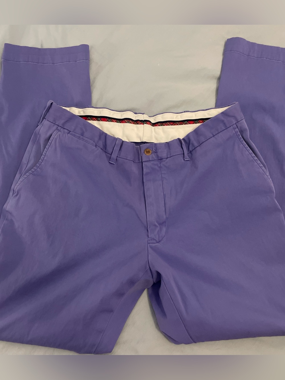 Ralph Lauren Lavender Flat-Front Men’s Pants
